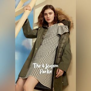 Max and co. 4 seasons parka green small